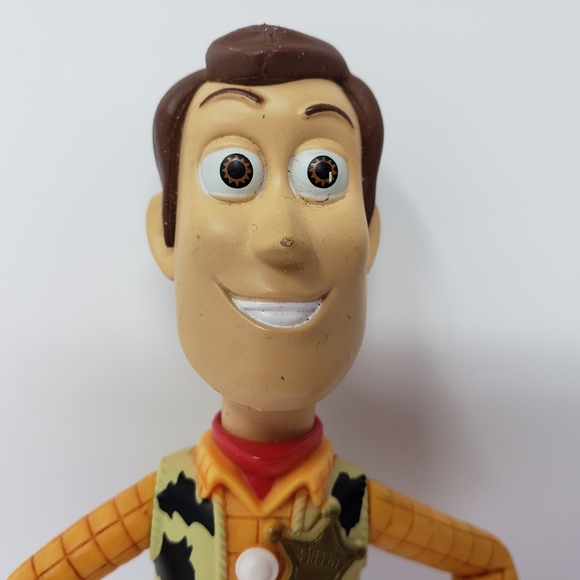 Disney Pixar Toy Story Buzz Lightyear Woody Toy Figures Set of 2 - Picture 6 of 16